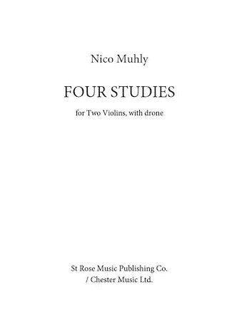 Four Studies for 2 Violins and Drone