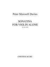 Sonatina for Violin Alone