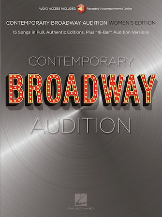 Contemporary Broadway Audition: Women's Edition - Book/Online Audio