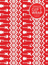 Wrapping Paper: Red & White Holiday Guitar Theme Hal Leonard