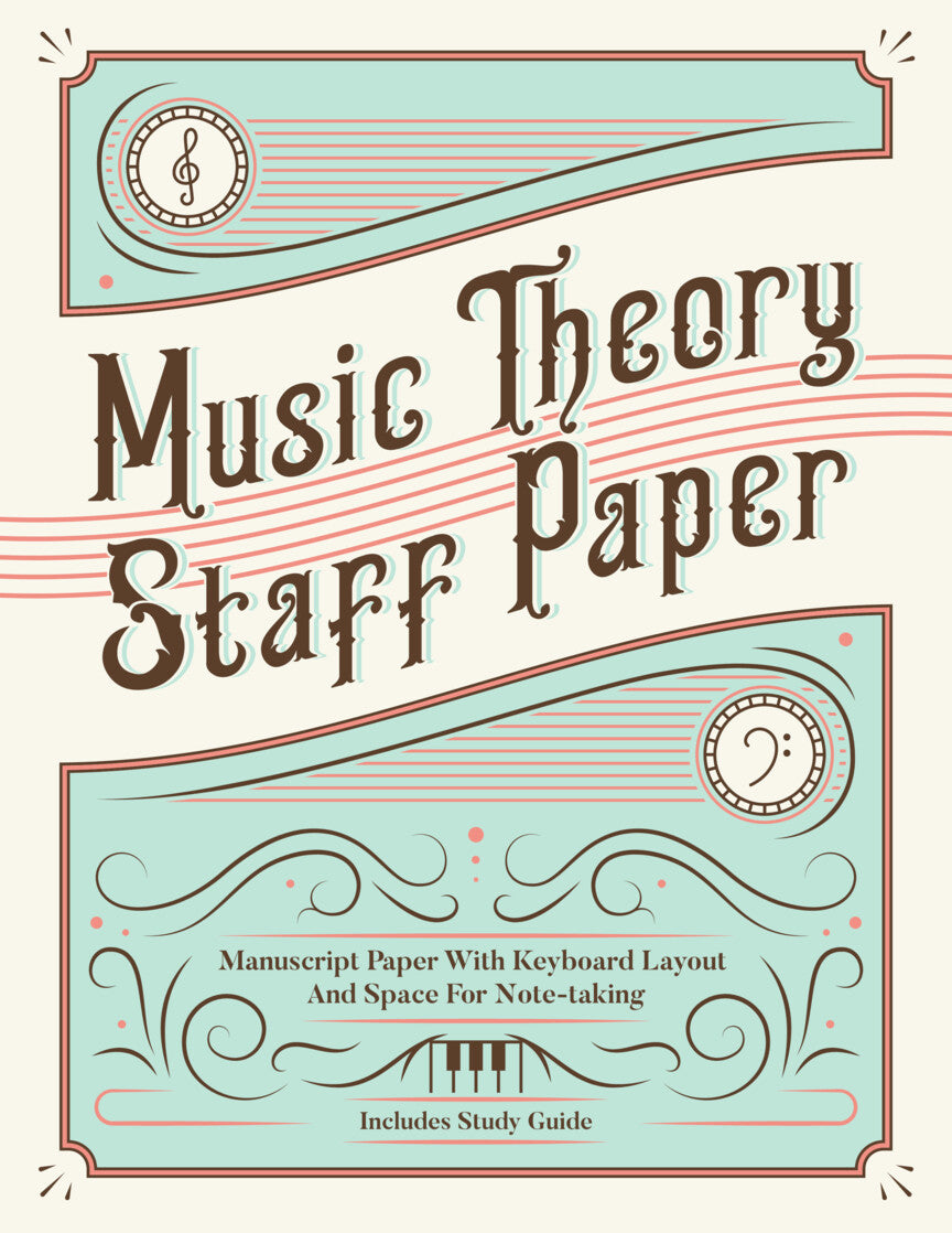 Music Sales Passantino Manuscript Paper #65 12 Stave, 32 Page, Spiral, 9X12