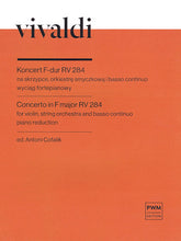 Vivaldi Violin Concerto in F Major Rv 284 from 'La Stravaganza' Op. 4 Violin and Piano Reduction