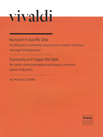 Concerto in F Major Rv 284 from 'La Stravaganza' Op. 4 Violin and Piano Reduction