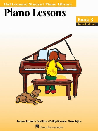 Piano Lessons Book 3 - Hal Leonard Student Piano Library