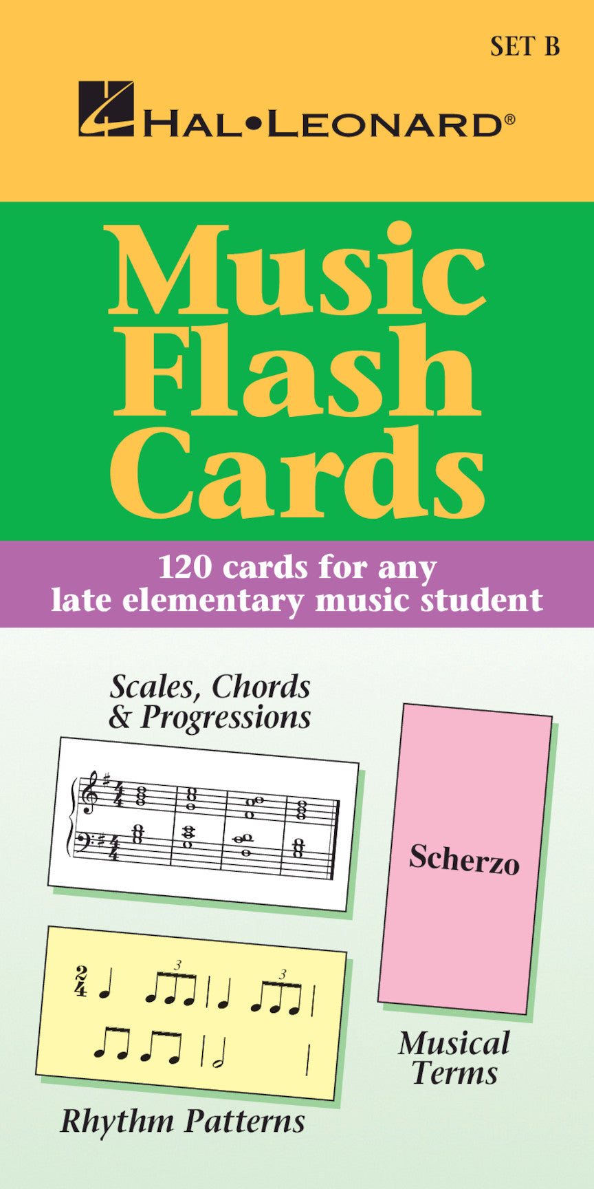 Music Flash Cards - Set B - Hal Leonard Student Piano Library