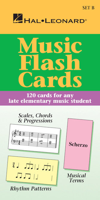Music Flash Cards - Set B - Hal Leonard Student Piano Library