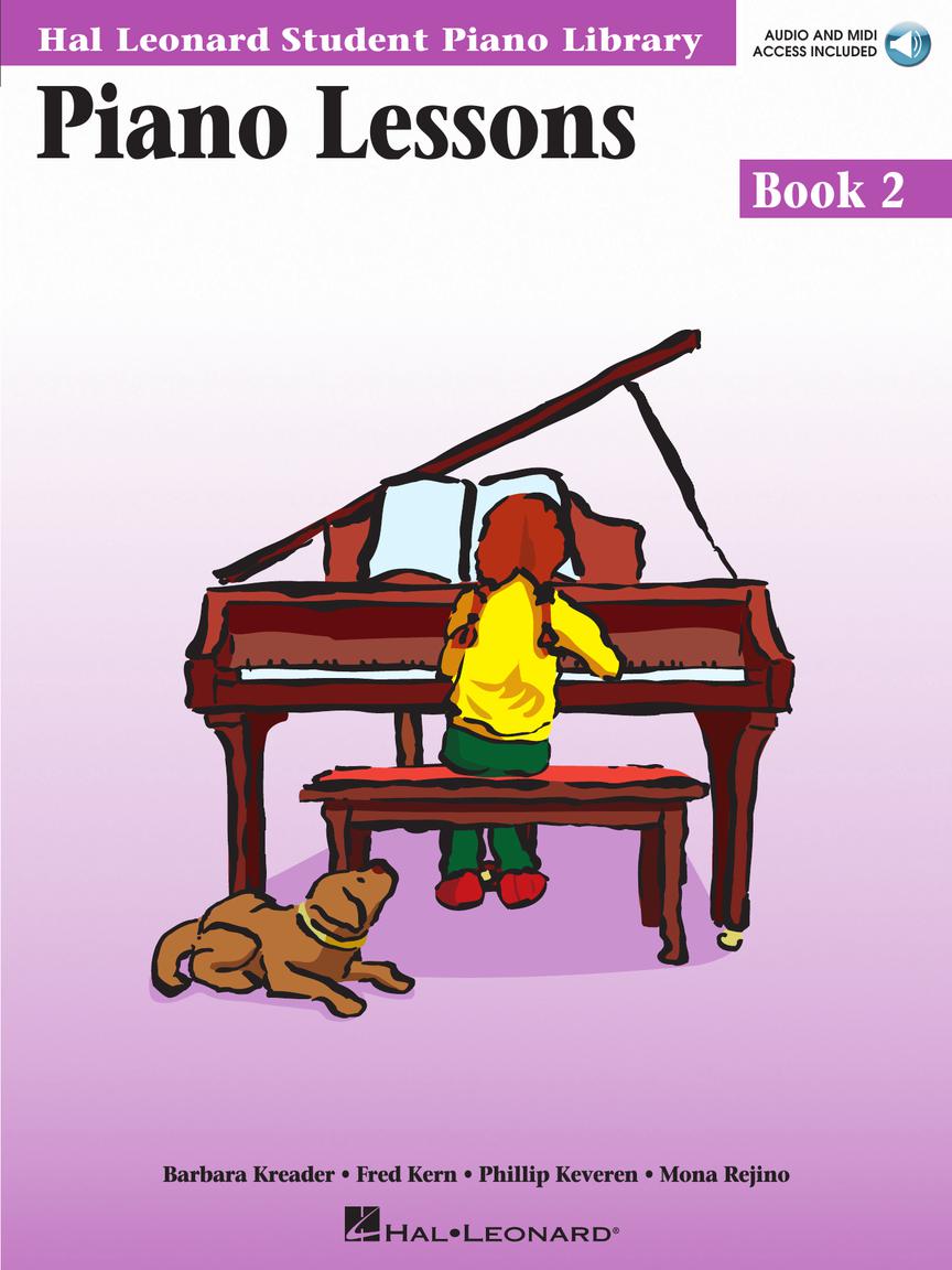 Piano Lessons Book 2 Audio and MIDI Access Included - Hal Leonard Student Piano Library