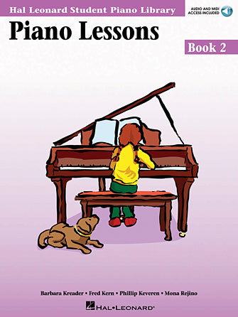 Piano Lessons Book 2 Audio and MIDI Access Included - Hal Leonard Student Piano Library