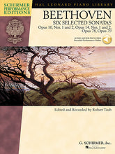 Beethoven - Six Selected Sonatas - Schirmer Performance Editions