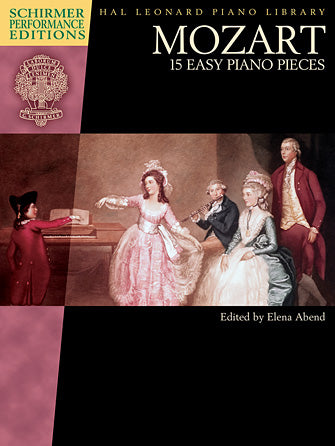 Mozart - 15 Easy Piano Pieces - Schirmer Performance Editions - Book Only