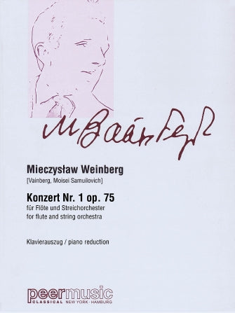 Weinberg Flute Concerto No. 1, Op. 75 - Flute and Piano Reduction
