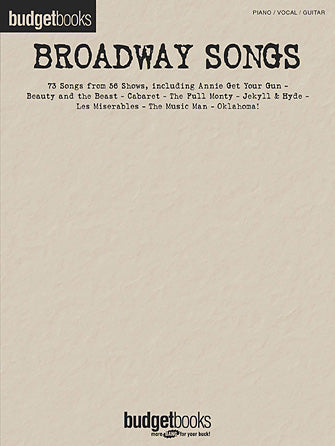 Broadway Songs - Budget Books