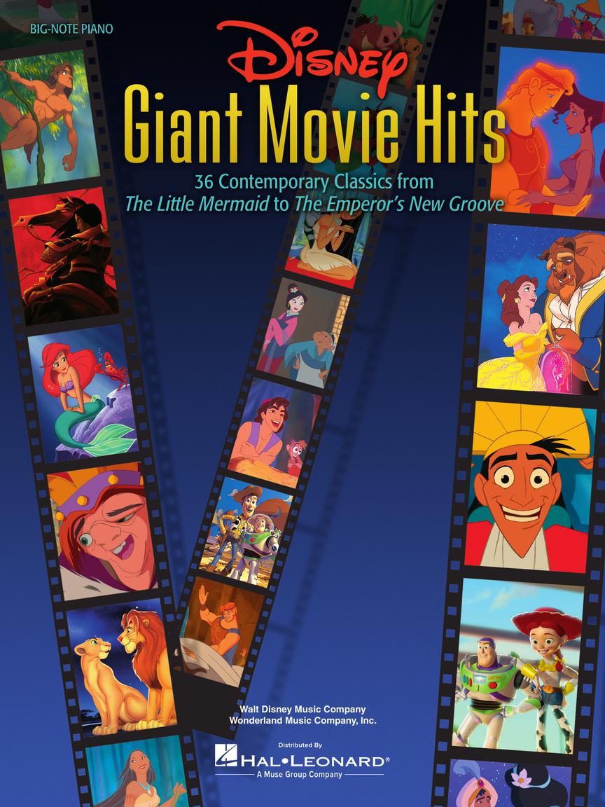 Disney Giant Movie Hits - Big-Note Piano