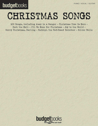 Christmas Songs - Budget Books