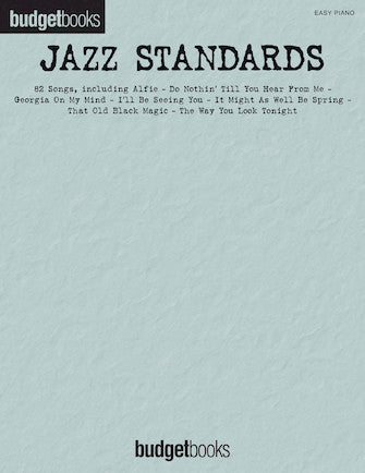 Jazz Standards - Budget Books - Easy Piano