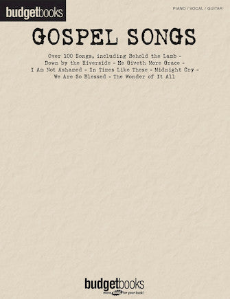 Gospel Songs - Budget Books