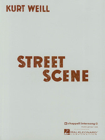 Weill Street Scene Vocal Score