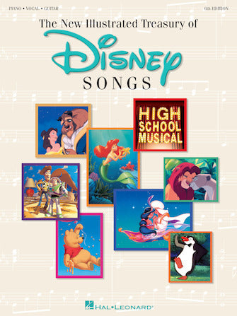 New Illustrated Treasury of Disney Songs – 6th Edition