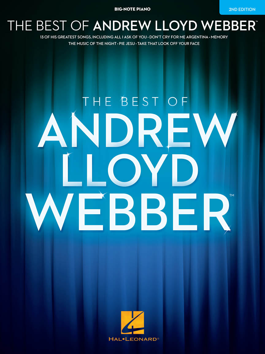 Webber Best of Andrew Lloyd Webber- Big-Note Piano