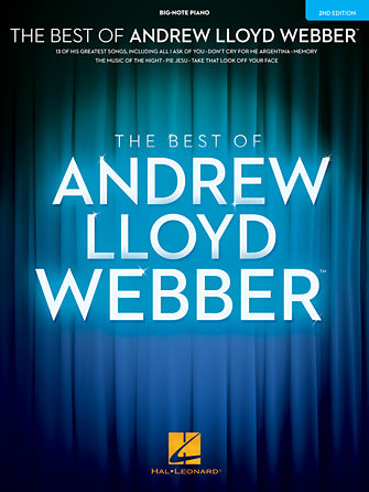 Webber Best of Andrew Lloyd Webber- Big-Note Piano