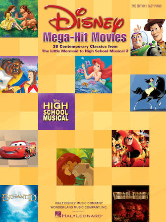 Disney Mega-Hit Movies Easy Piano