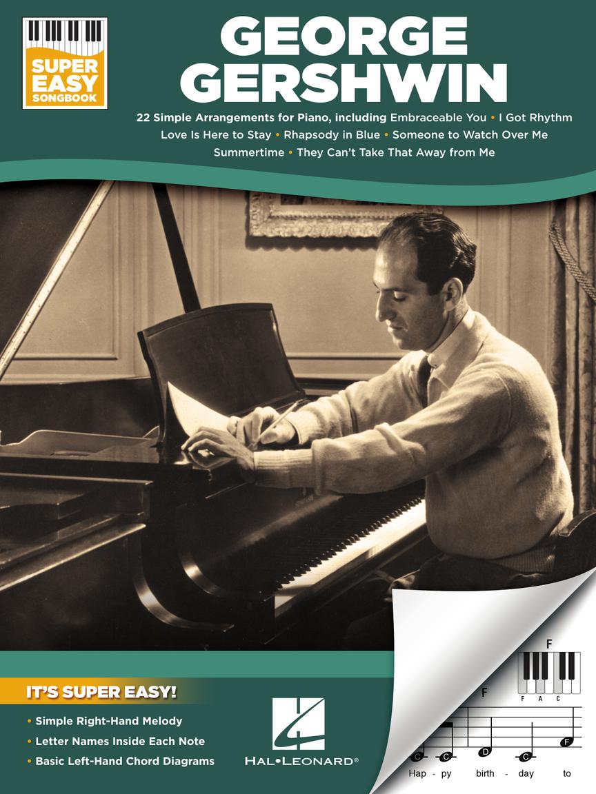 Gershwin: Super Easy Songbook Arranged for Piano