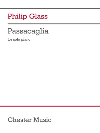 Glass Passacaglia for Piano