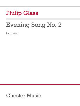 Glass Evening Song No. 2 for Piano