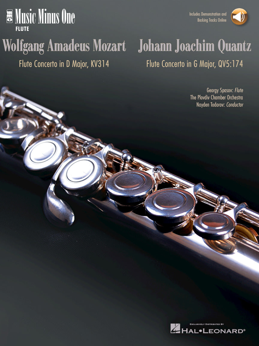 Mozart – Flute Concerto No. 2 in D Major, K. 314; Quantz – Flute Concerto in G Major