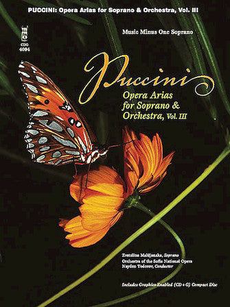 Puccini Arias for Soprano with Orchestra – Volume III