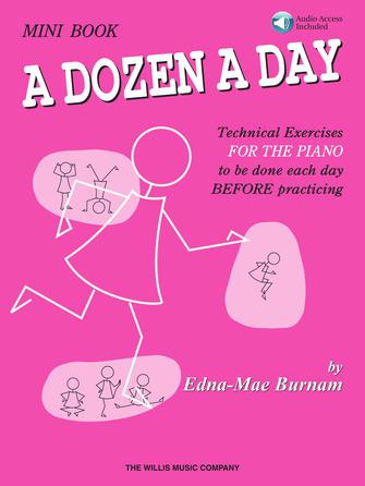 Burnam A Dozen a Day Mini Book – Book/Audio