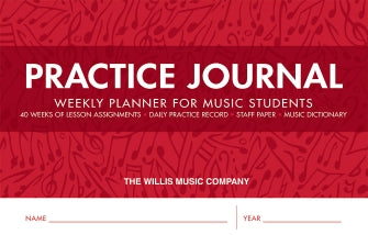 Practice Journal Weekly Planner for Music Students