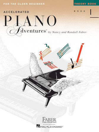 Faber Accelerated Piano Adventures Theory Book 1,  Older Beginner International Edition