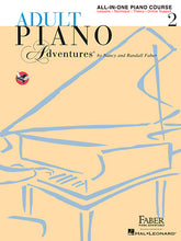 Faber Adult Piano Adventures All-in-One Piano Course Book 2 (Book with Media Online)
