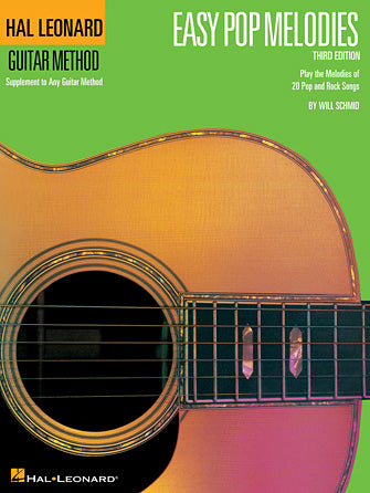 Easy Pop Melodies - Book - Hal Leonard Guitar Method