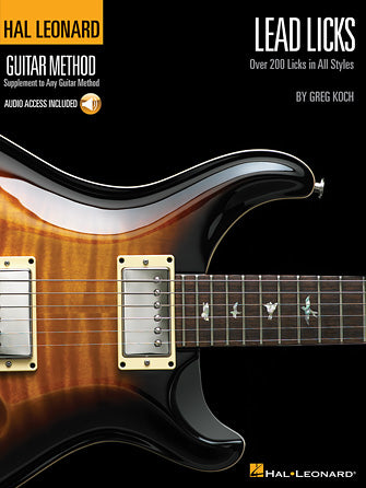Lead Licks - Hal Leonard Guitar Method Supplement