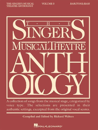 Singer's Musical Theatre Anthology - Volume 3 Baritone/Bass Book Only