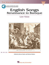 English Songs: Renaissance to Baroque