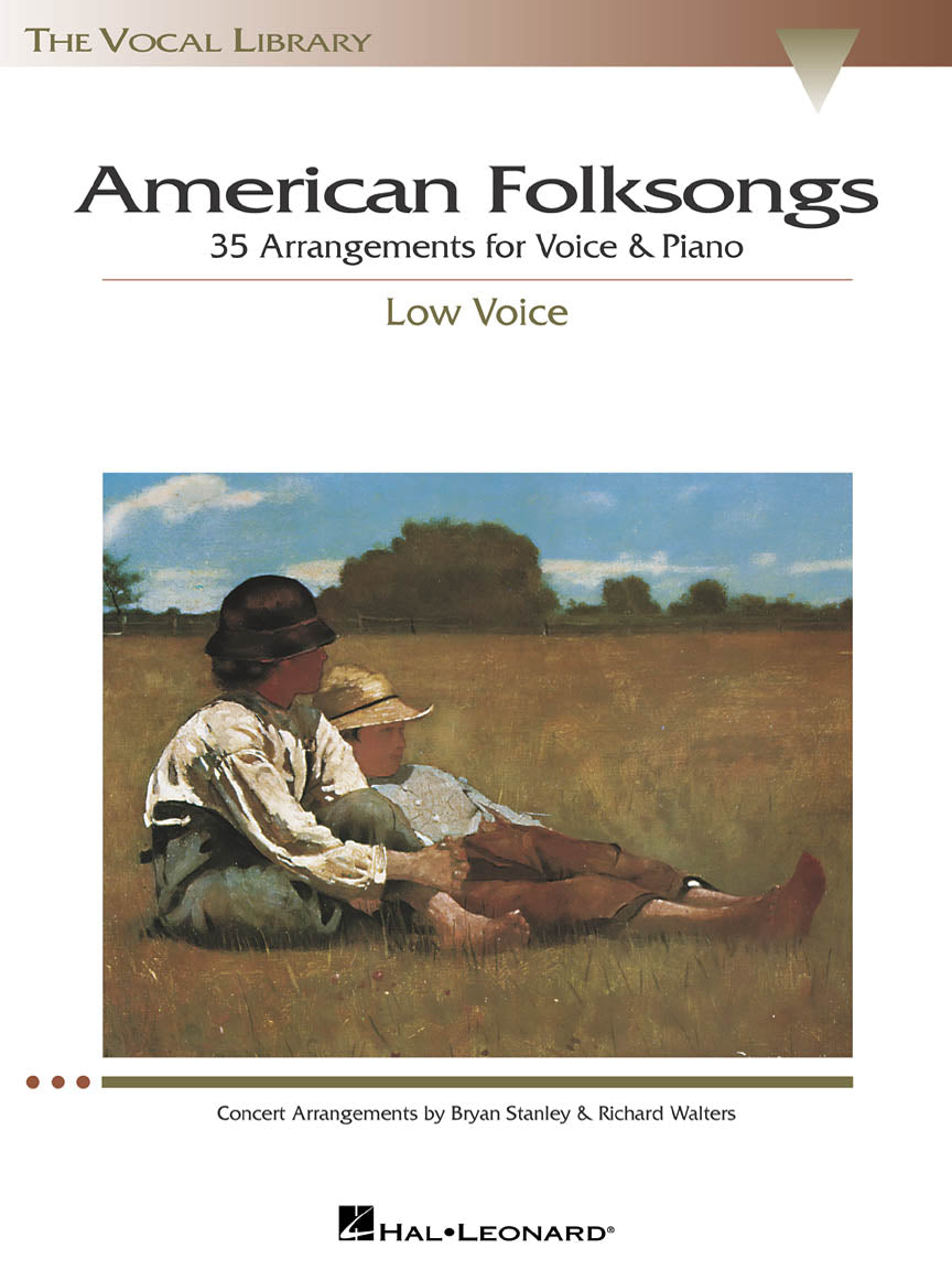 American Folksongs Low VoiceThe Vocal Library
