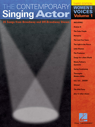 Contemporary Singing Actor Women's Voices Volume 1 Third Edition