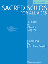 Sacred Solos for All Ages - Vocal Solos Medium Voice