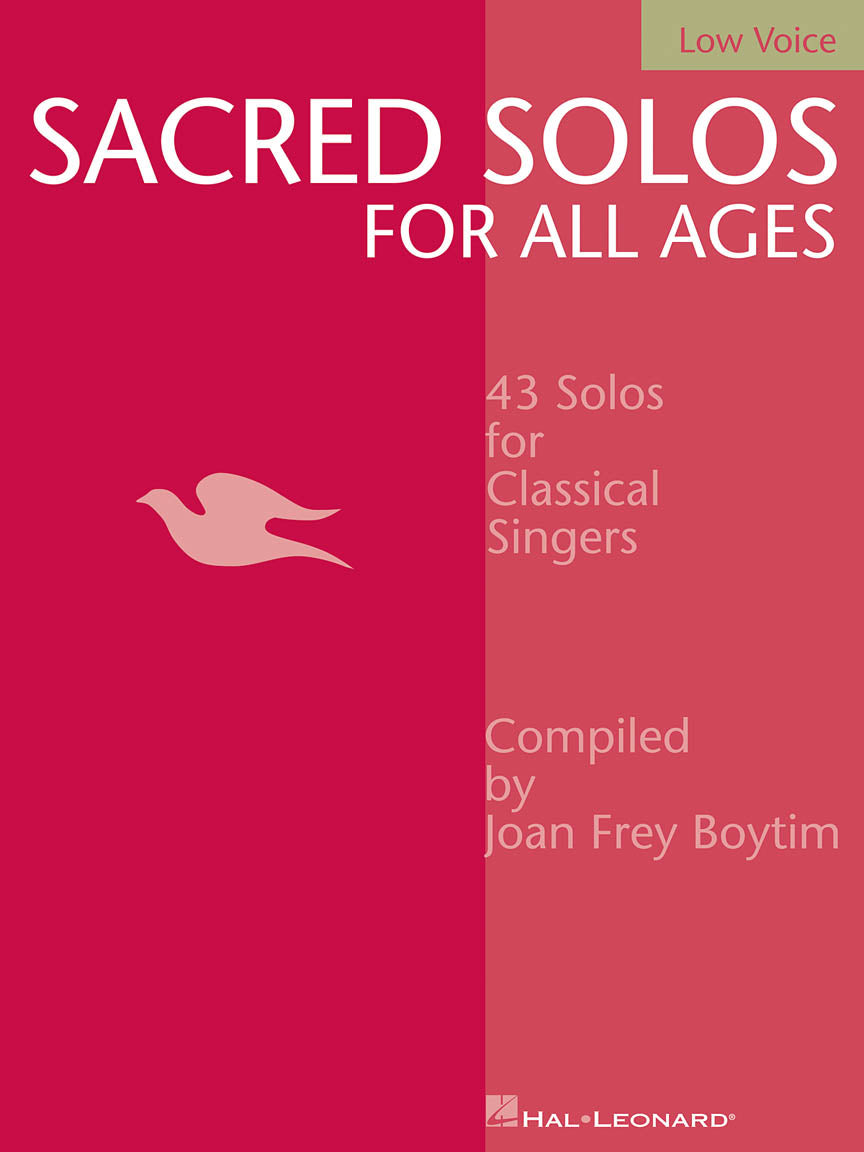 Sacred Solos for All Ages - Vocal Solos Low Voice