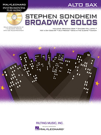 Sondheim Broadway Solos - Alto Sax Instrumental Play-Alongs