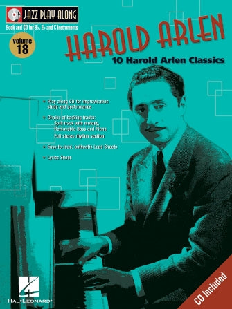 Arlen, Harold - Jazz Play Along Vol. 18