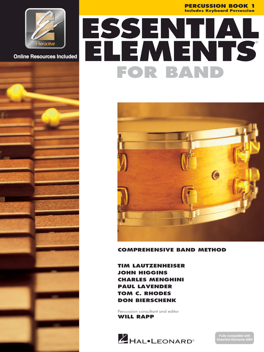 Essential Elements for Band - Percussion Book 1 (w/EEi)