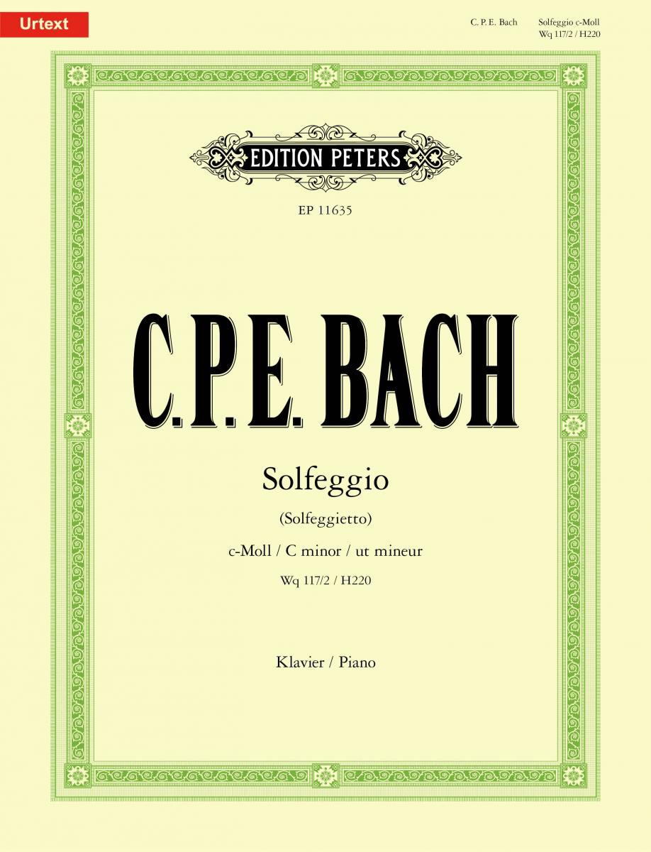 Bach CPE Solfeggio C minor for Piano