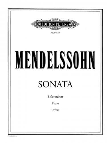 Mendelssohn Piano Sonata in B flat minor (1823)