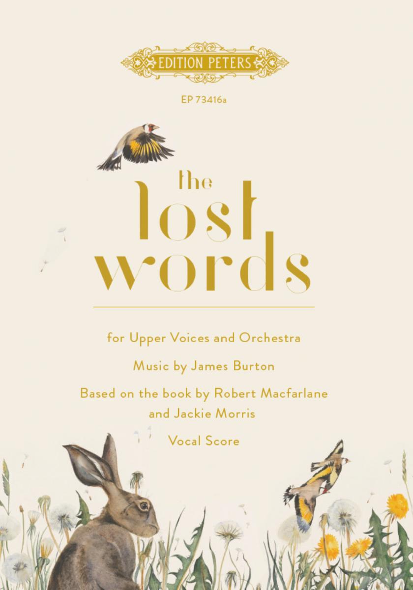Burton  The Lost Words For High Voices and Piano (or Orchestra)