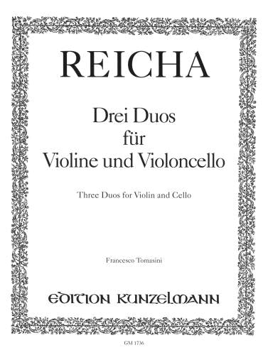Reicha 3 Duos for Violin and Violoncello