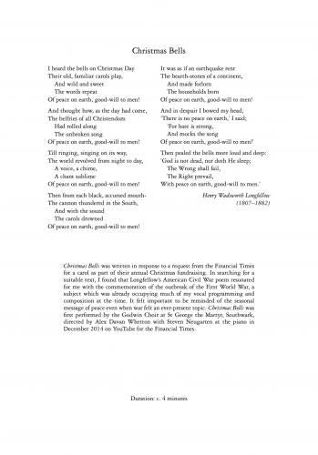 Williams Christmas Bells SATB